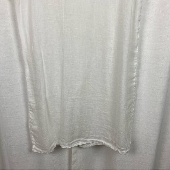 CP Shades White Linen Sleeveless Button Front Tunic Sz.XS - Picture 11 of 12